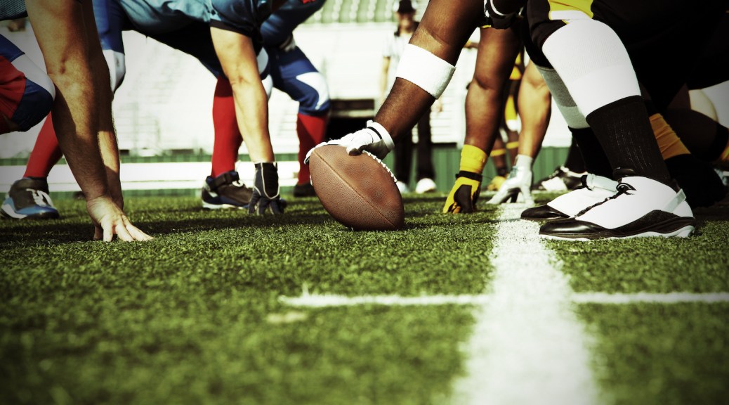 American Football Scrimmage Line